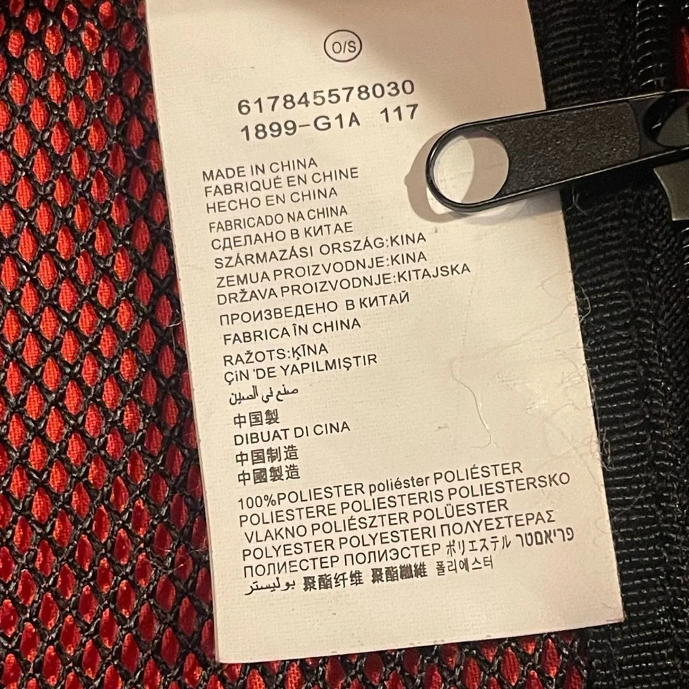 Jordan‎ backpack gray/red EUC